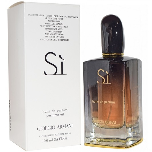 si huile de parfum giorgio armani