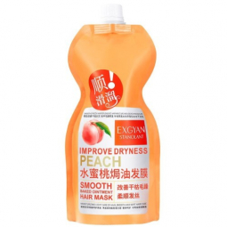 Маска для волос Exgyan Improve Dryness Peach Hair Mask, 500 ml