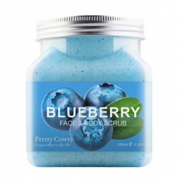 Скраб для лица и тела Pretty Cowry Blueberry, 350ml