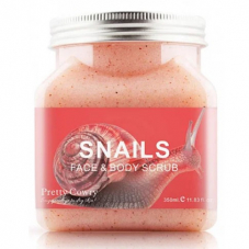 Скраб для лица и тела Pretty Cowry Snails, 350 ml