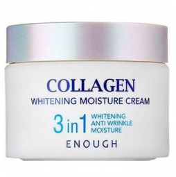 Крем для лица Collagen "Whitening Moisture Cream 3 in 1 Enough"