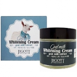 Крем для лица отбеливающий Jigott "Goat Milk Whitening Cream", 70ml