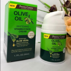Крем-сыворотка для лица Olive Oil whitening vitamin face cream Pretty Cowry
