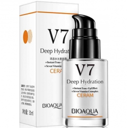 Кремовая сыворотка-база под макияж BioAqua "V7 Deep Hydration Ceram (Serum)", 30ml