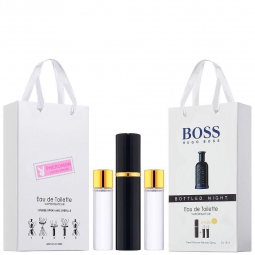Подарочный набор Hugo Boss "Bottled Night", 3*15 ml