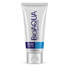Пенка для умывания от BioAqua "Pure Skin Anti Acne-light Print & Cleanser", 100g