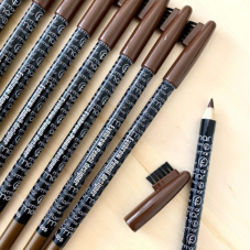 Набор карандашей для бровей Flormar Eyebrow Pencil Designer 12 в 1 (коричневые)