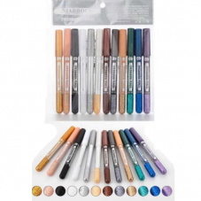 Набор карандашей для глаз с глиттером Niabrock Eyeshadow Pencil 12 в 1
