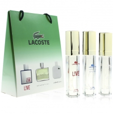 Подарочный набор Lacoste For Men, 3 х 15 ml
