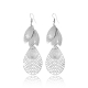 Серьги под серебро Mia Collection