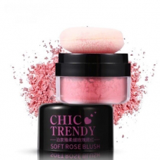Румяна рассыпчатые BioAqua Chic Trendy Soft Rose Blush, тон Coral Red