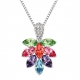 Кулон под серебро Swarovski Elements (модель 2)