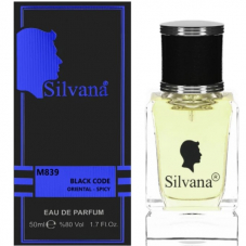 Парфюмерная вода Silvana M 839 "CODE BLACK", 50 ml