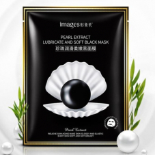 Тканевая маска Images Pearl Extract Lubricate and Soft Black Mask