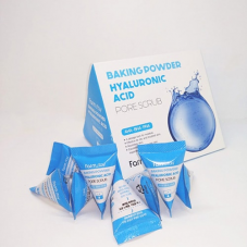 Содовый скраб для лица с гиалуроновой кислотой Farm Stay Baking Powder Hyaluronic Acid Pore Scrub (25 шт.)