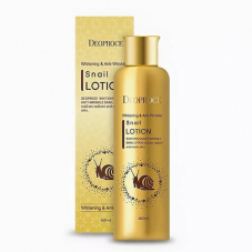 Лосьон для лица Deoproce Whitening And Anti-Wrinkle Snail Lotion, 260ml